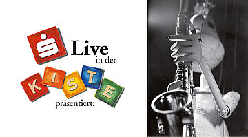 Banner von S-Live für die Konzertreihe in der "Kiste"